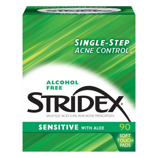 Stri-Dex Medicated Pads, Sensitive, 90-Count Boxes (Pack of 3)