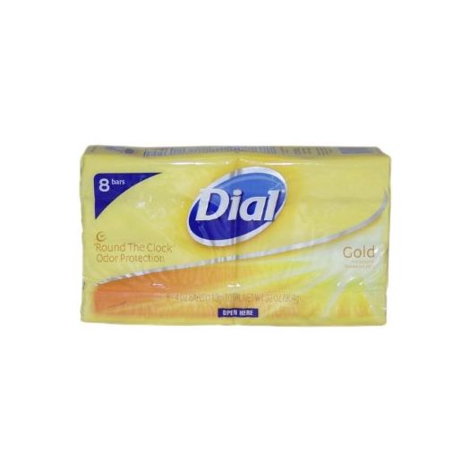 Dial Bar Gold Antibacterial Deodorant Soap, 4 oz ea 8 ct