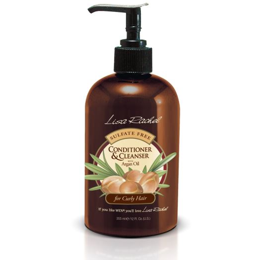 LISA RACHEL Conditioner and Cleanser for Curly Hair with Argan Oil