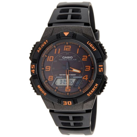 Casio Men's AQS800W-1B2VCF "Slim"  Solar Multi-Function Ana-Digi Sport Watch