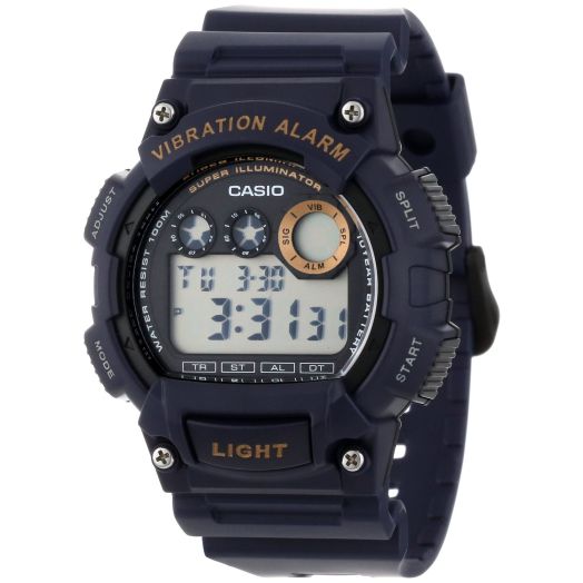 Casio Men's W735H-2AVCF Super Illuminator Blue Watch