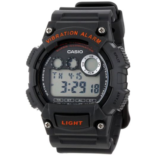 Casio Men's W735H-8AVCF Super Illuminator Black Watch