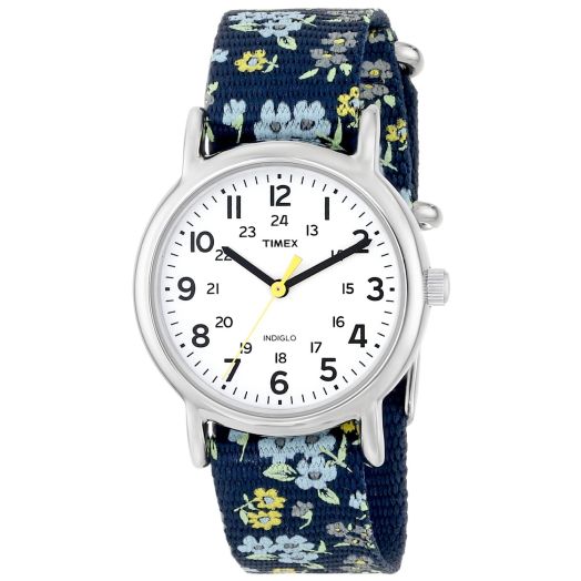Timex Woman's T2P370 Weekender Watch with Fabric Band