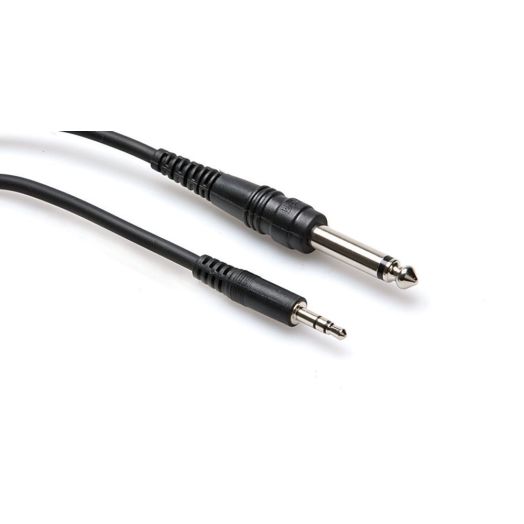 HOSA CMP-110 Mono Interconnect - 3.5mm TRS to 1/4" TS