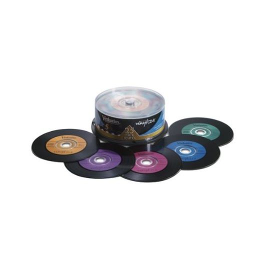 Verbatim Digital Vinyl 700 MB Multicolor CD-R Spindle 25 Discs 94488