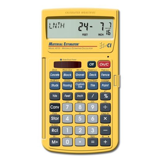 Calculated Industries 4019 Materials Estimating Calculator