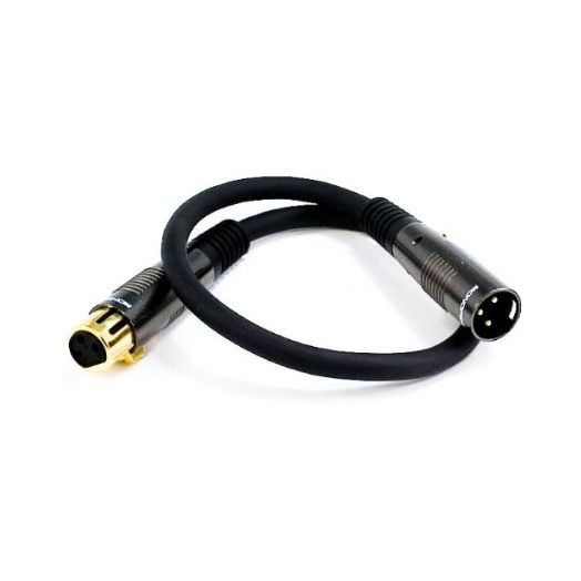Monoprice 104749 1.5-Feet Premier Series XLR Male to XLR Female 16AWG Cable