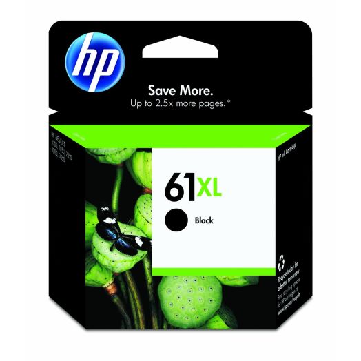 HP 61XL CH563WN#140 Ink Cartridge in Retail Packaging- Black