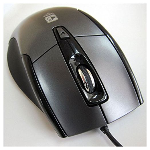 Noiseless USB Optical Gaming Computer Wheel Mouse 1600 DPI Super Quiet JNL-101K Black Silent