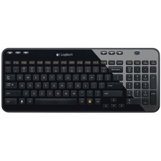 Logitech Wireless Keyboard K360 - Glossy Black