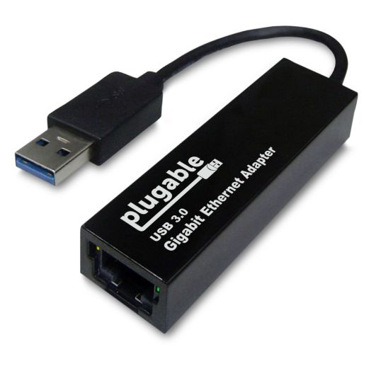 Plugable USB 3.0 to 10/100/1000 Gigabit Ethernet LAN Network Adapter (ASIX AX88179 chipset, Windows 8.1, 8, 7, Vista, XP, Linux, OS X, Chrome OS)
