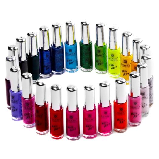 SHANY Nail Art Set (24 Famouse Colors Nail Art Polish, Nail Art Decoration)