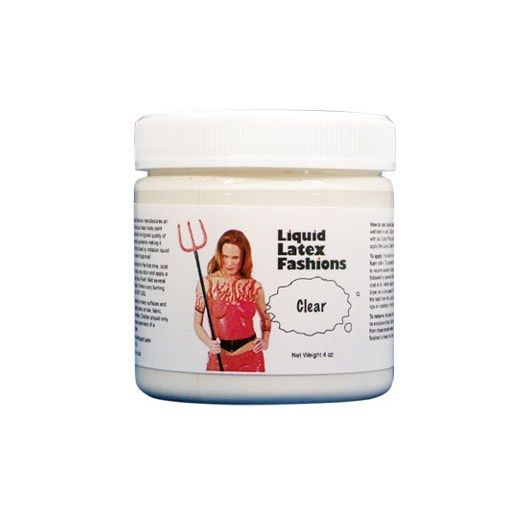 Ammonia Free Liquid Latex Body Paint - 4oz Clear