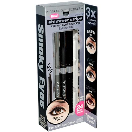 Physicians Formula Shimmer Strips Custom Eye Enhancing Eyeliner Trio, Universal Looks Collection, Smoky Eyes, 0.03 Ounce