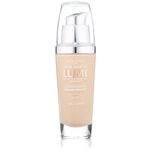 L'Oreal Paris True Match Lumi Healthy Luminous Makeup, Soft Ivory/Classic Ivory, 1.0 Ounces