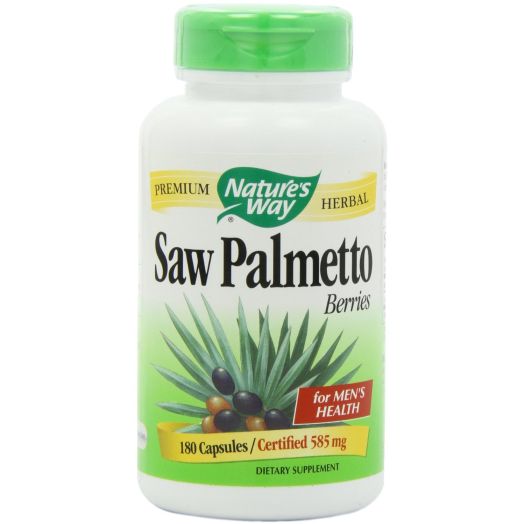 Nature's Way Saw Palmetto Berries, 585mg, 180 Capsules