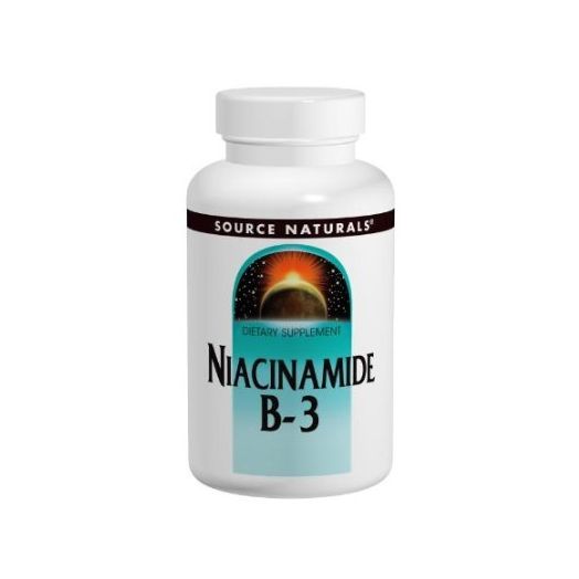 Source Naturals Niacinamide Vitamin B-3 100mg, 250 Tablets