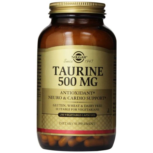 Solgar, Taurine 500 mg 250 Vegetable Capsules