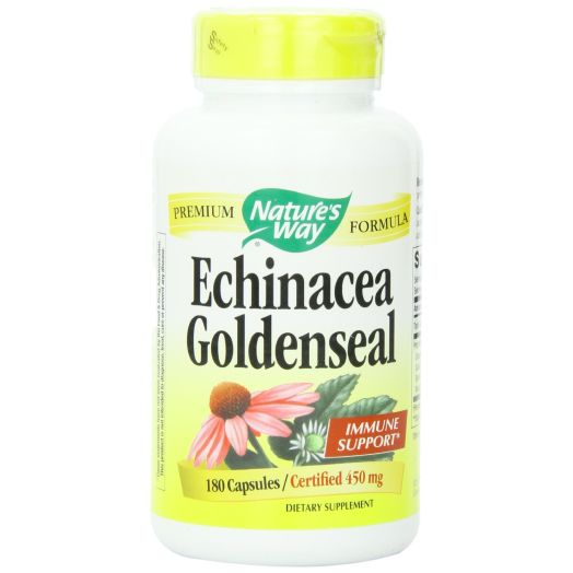 Nature's Way Echinacea and Goldenseal, 450 mg, 180 Capsules