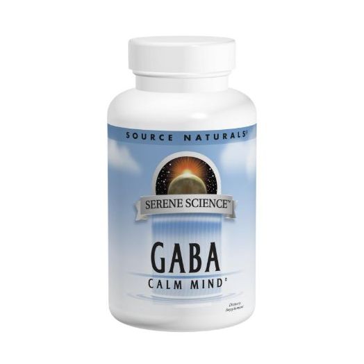 Source Naturals GABA, 750mg, 180 Capsules