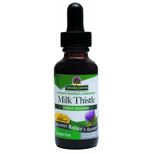 Nature's Answer Alcohol-Free Milk Thistle Seed, 1-Fluid Ounce