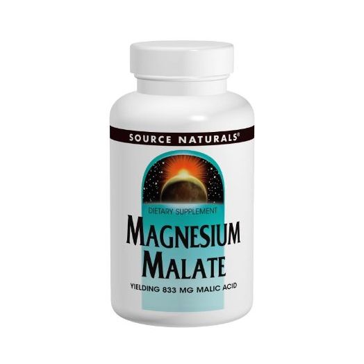 Source Naturals Magnesium Malate, 625mg, 100 Capsules