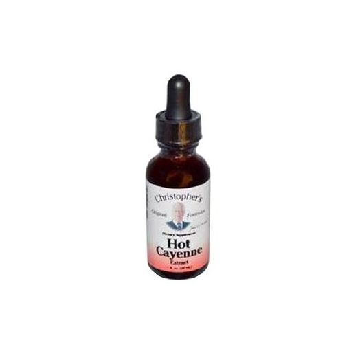 Christopher's Hot Cayenne Extract, 180,000 HU - 1 fl oz
