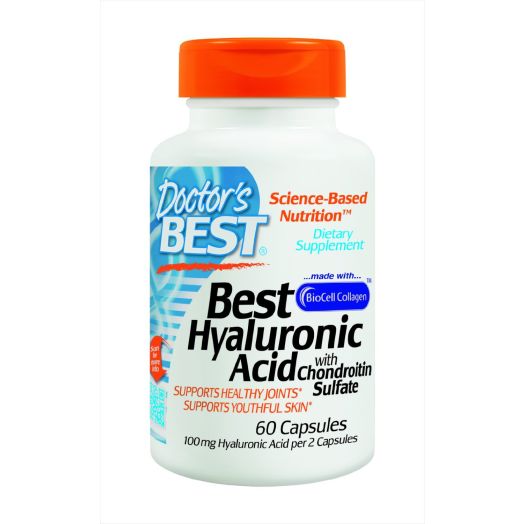 Doctor's Best Best Hyaluronic Acid with Chondroitin Sulfate Capsules, 60-Count