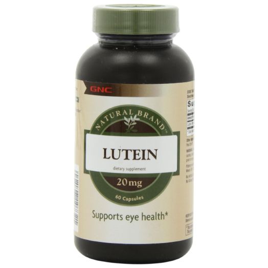 Gnc Natural Brand Lutein 20 Mg Capsules, 60 Count