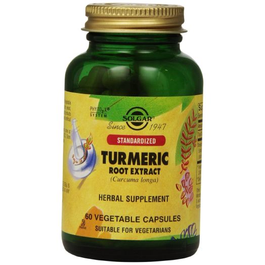 Solgar Standardized Turmeric Root Extract Vegetable Capsules, 60 Count