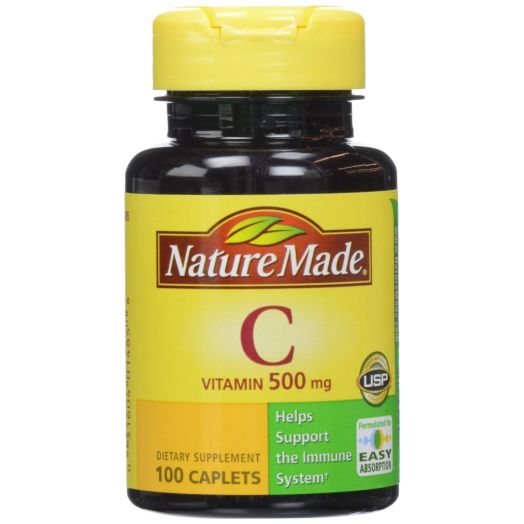 Nature Made Vitamin C 500 mg Caps, 100 ct
