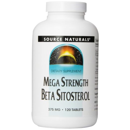 Source Naturals Mega Strength Beta Sitosterol, 375mg, 120 Tablets