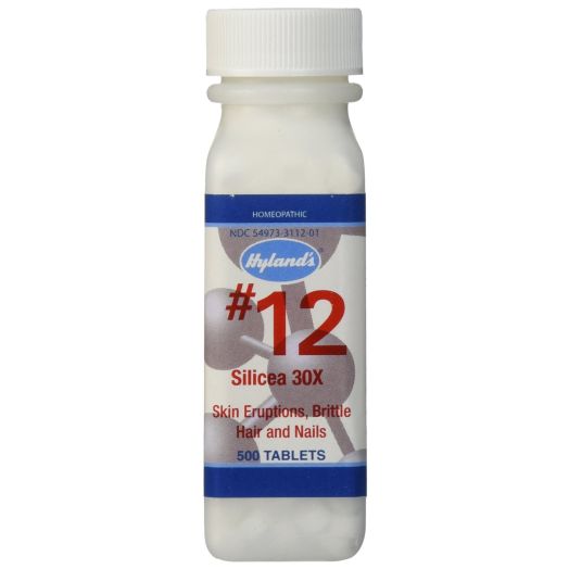 Hyland's Silicea, 30X, No. 12, 500 Tablets