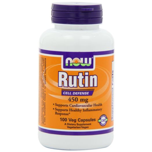 Now Foods Rutin 450mg, Veg-Capsules, 100-Count