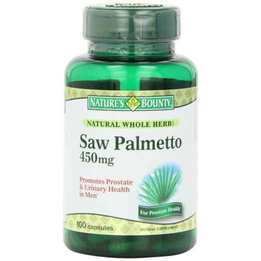 Nature's Bounty Natural Saw Palmetto 450 Mg., 100 Capsules