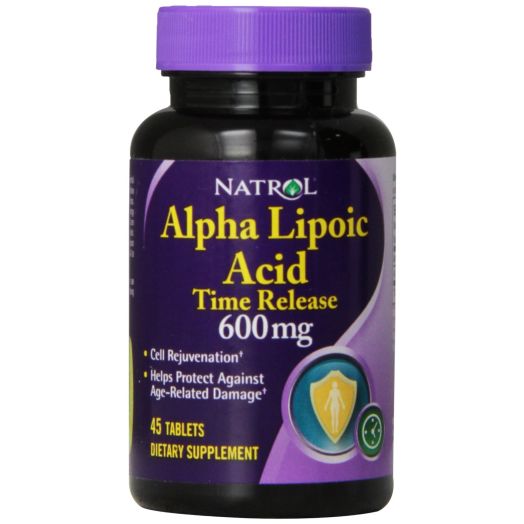 Natrol Alpha Lipoic Acid Tr 600mg Tablets, 45-Count