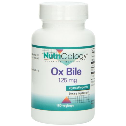 Ox Bile 125 mg 180 Capsules