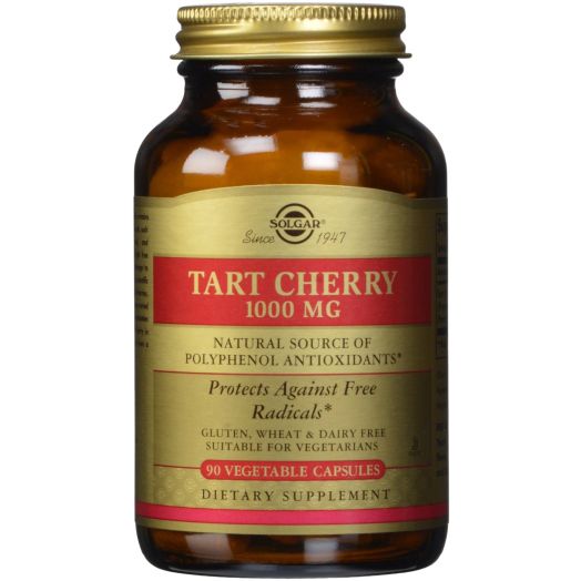Solgar Tart Cherry Vegetable Capsules, 1000 mg, 90 Count