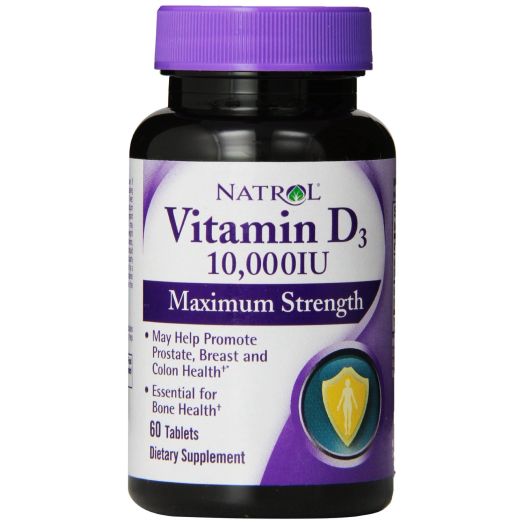Natrol Vitamin D3 10,000iu, 60 Tablets