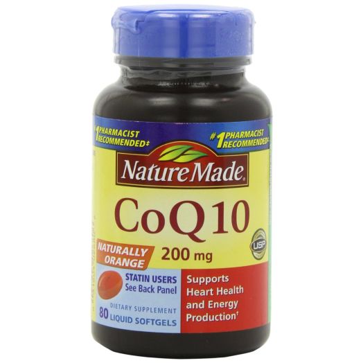 Nature Made Coq10 200 Mg, Naturally Orange,Value Size, 80-Count