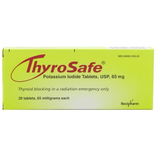 Thyrosafe Potassium Iodide Tablets, 65 Mg, 20-Count