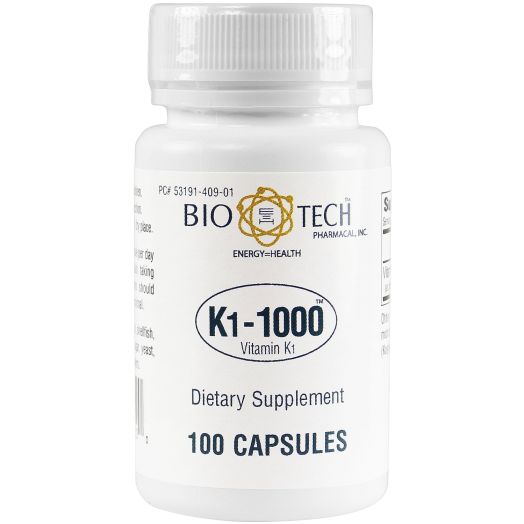 BioTech Pharmacal - K1-1000 - 100 Count