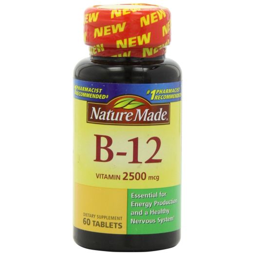 Nature Made Vitamin B-12 Tablets, 2500 Mcg, 60 Count