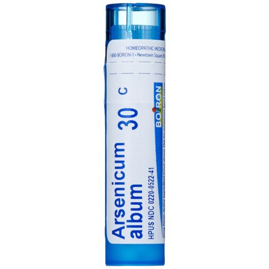 Boiron Homeopathic Medicine Arsenicum Album, 30C Pellets, 80 Count Tube