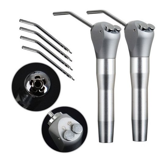 2 NEW 3 WAY Syringe Dental Dentist AIR Water 4 Nozzles
