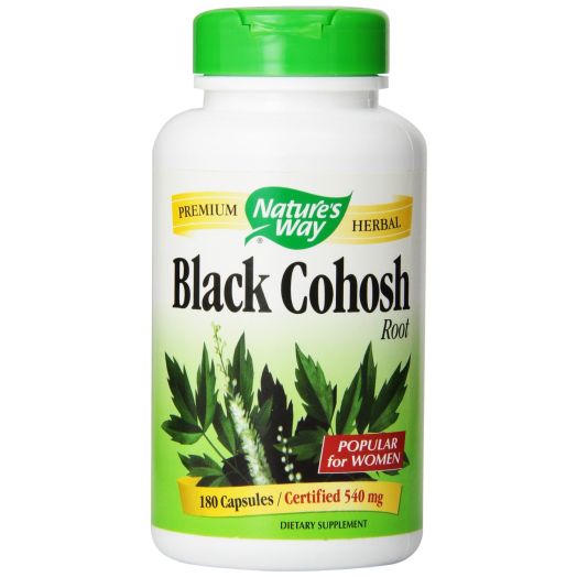 Nature's Way Black Cohosh Root, 540 mg,180 Capsule