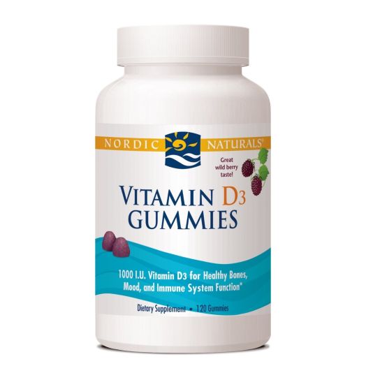Vitamin D3 Gummies - Wild Berry Nordic Naturals 120 Gummy
