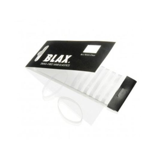 4mm CLEAR Hair Elastics 8 ct by Blax