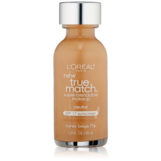 L'Oreal Paris True Match Super Blendable Makeup, Honey Beige, 1.0 Ounces