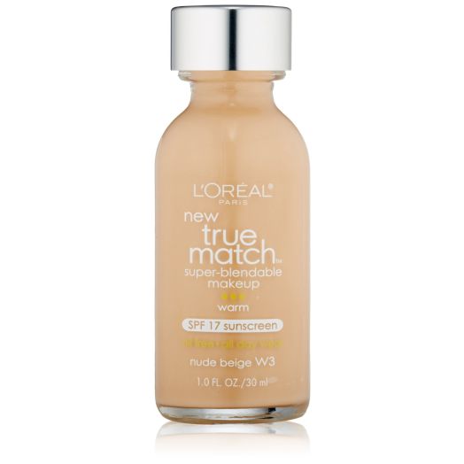 L'Oreal Paris True Match Super Blendable Makeup, Nude Beige, 1.0 Ounces